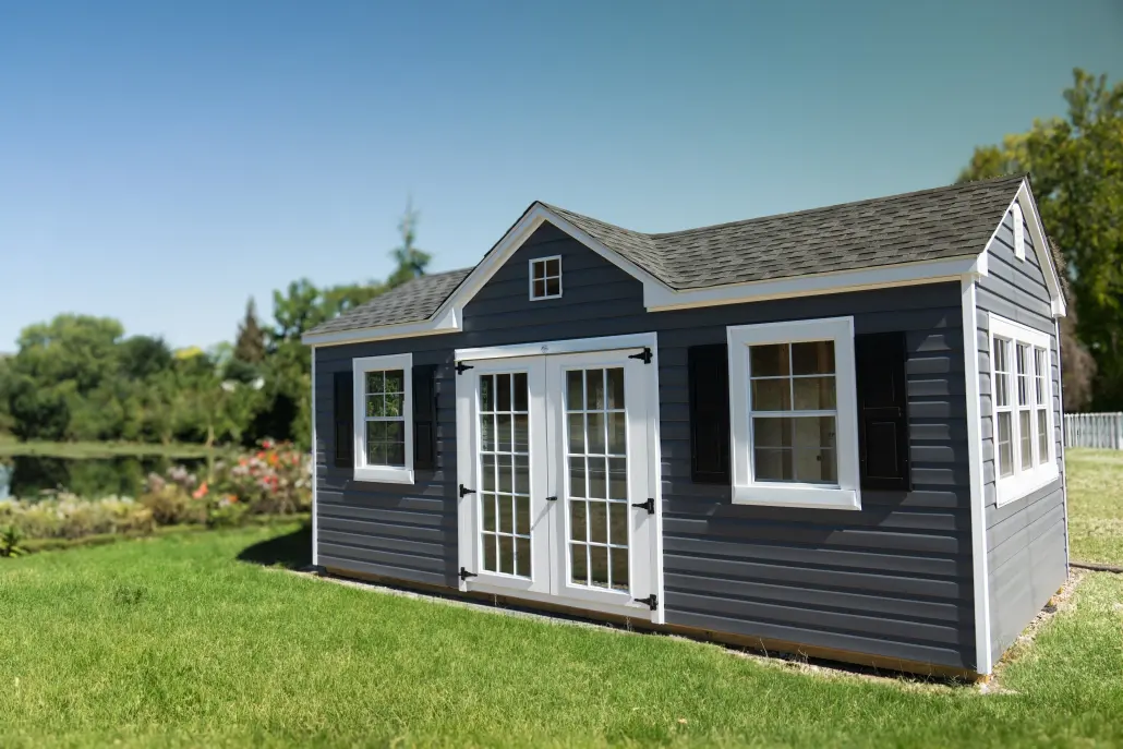 VS-10x20-Chalet-03-PS chalet shed from Valley Structures