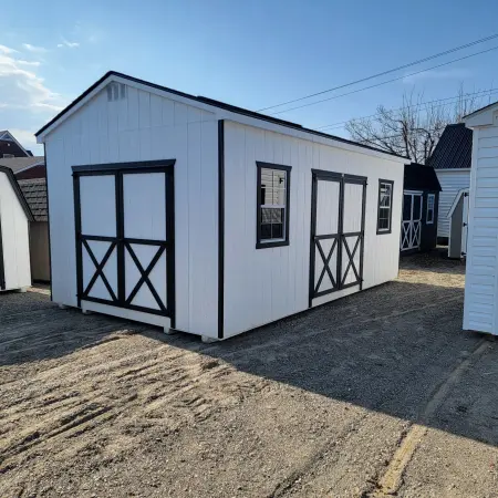 Tall Wooden 12 x 20 x 8 Cottage