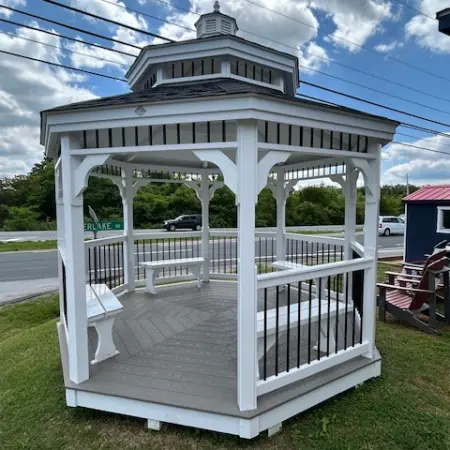 The Blue Ridge Gazebo 12 ft Wide
