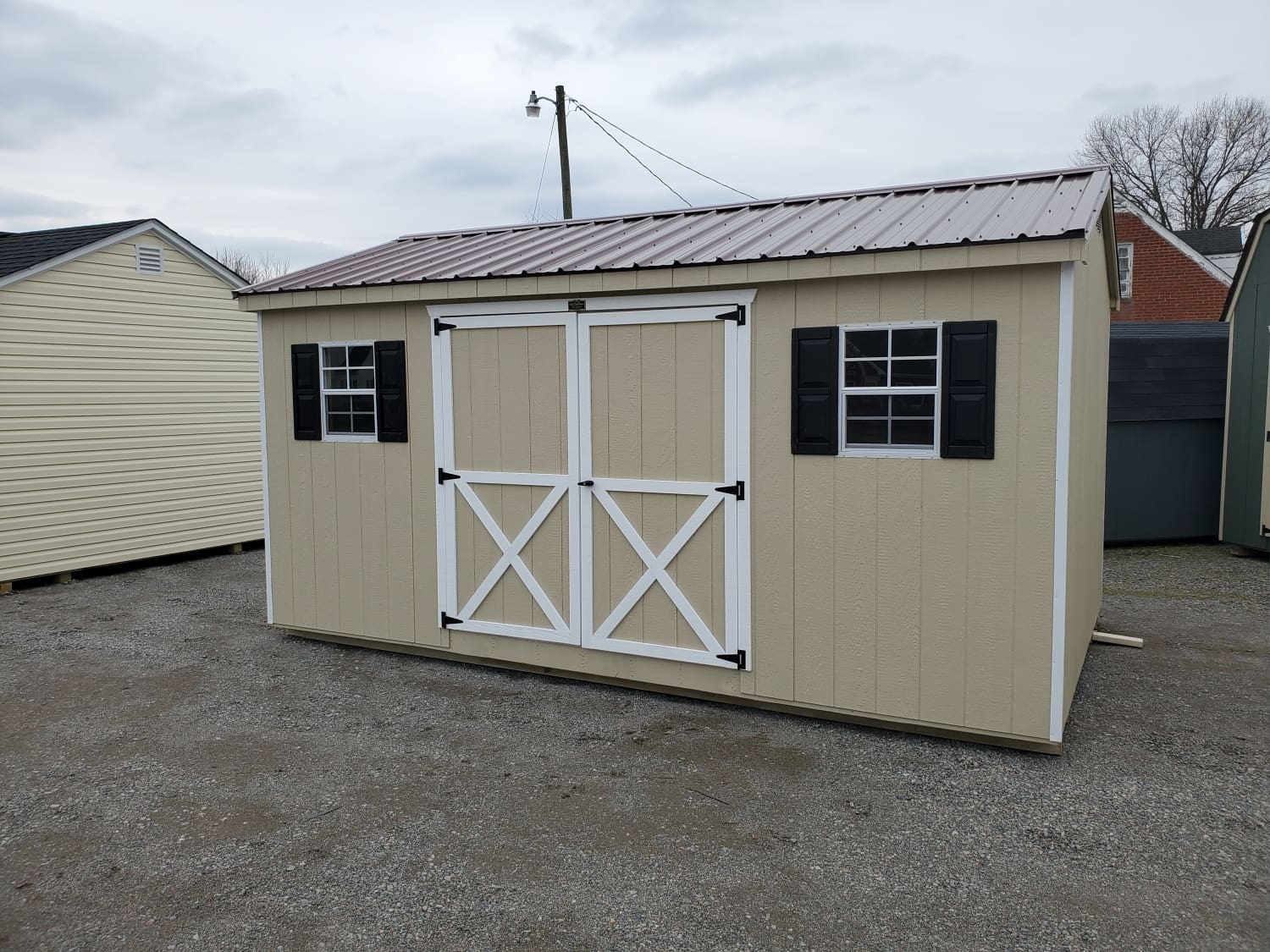 Storage Shed 10 x 16 Cottage, Stock R11573, Price 5386.00