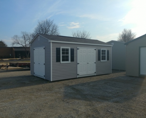 Vinyl Outdoor Shed 12 x 20 x 8 Cottage