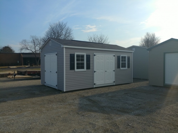 Vinyl Outdoor Shed 12 x 20 x 8 Cottage