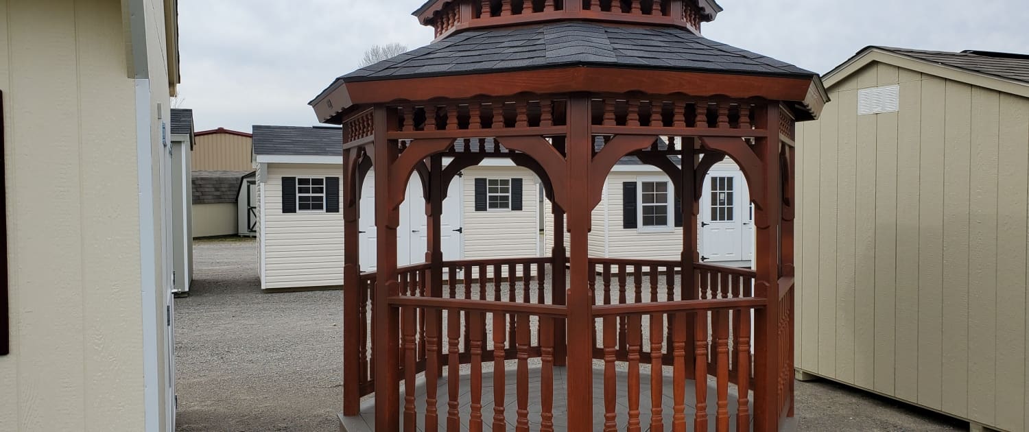 10X10 STAIN GAZEBO small gazebo stained