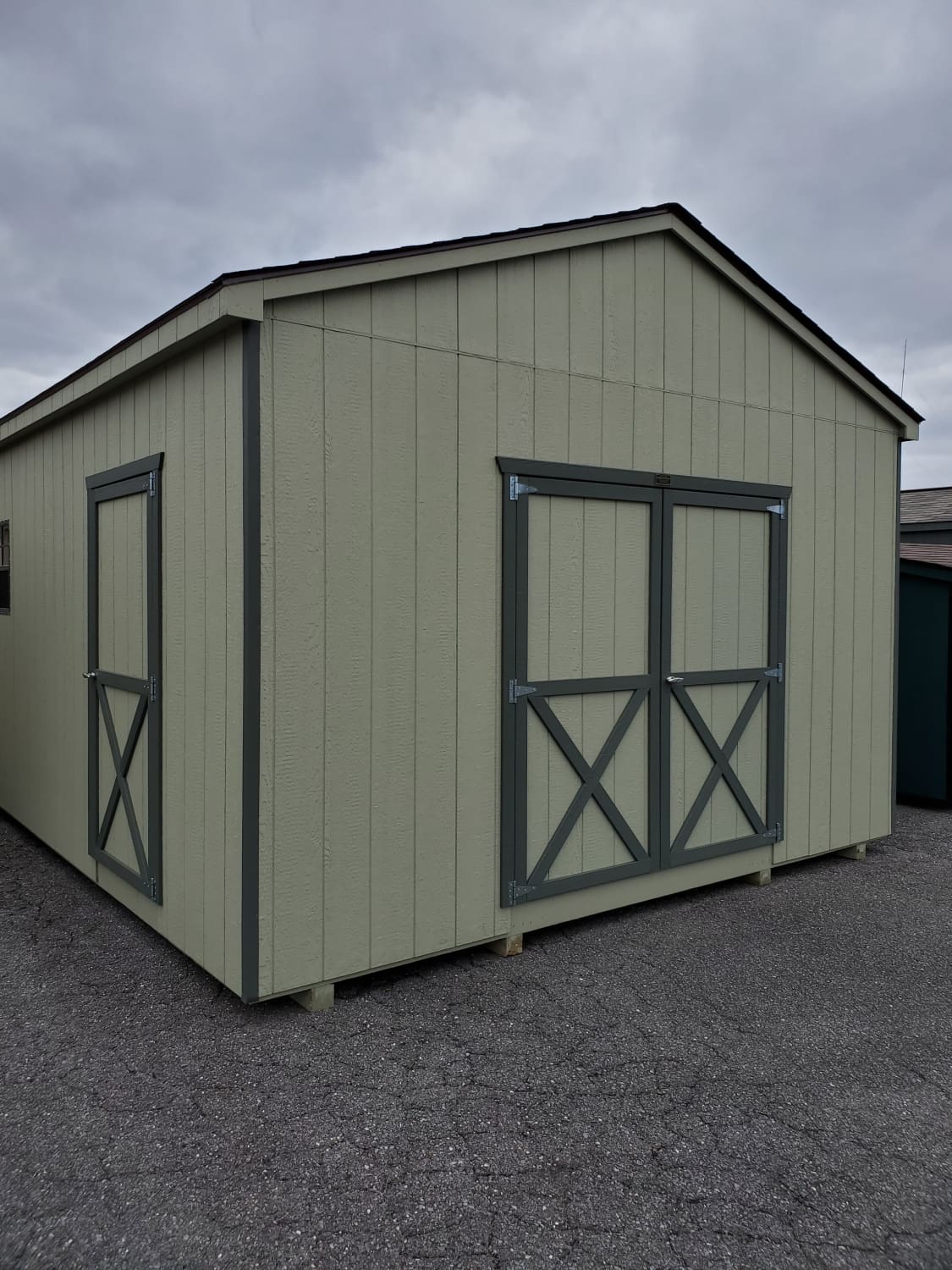 Large Storage Shed 14 x 20 x 8 Cottage, Stock 21239L Price 7074.00