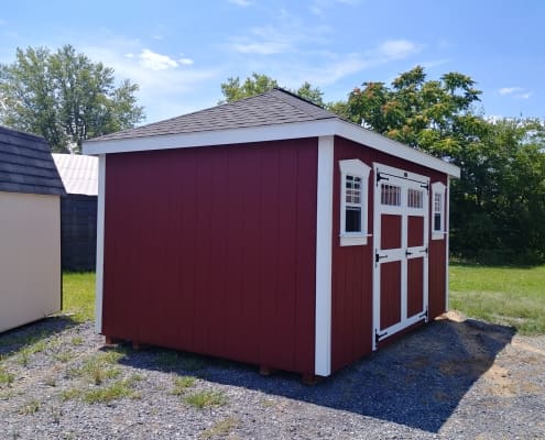 10 x 14 Villa Hip Roof Storage Shed Stock#1159-W (8) 10 x 14 Villa Hip Roof Storage Shed Stock#1159-W