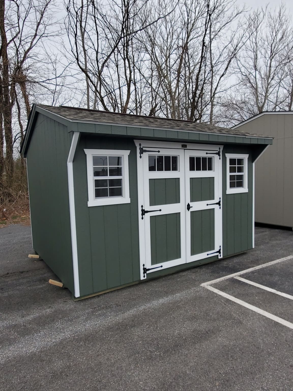 She Shed 10 x 12 Carriage House, Stock 25929L, Price 3492.00