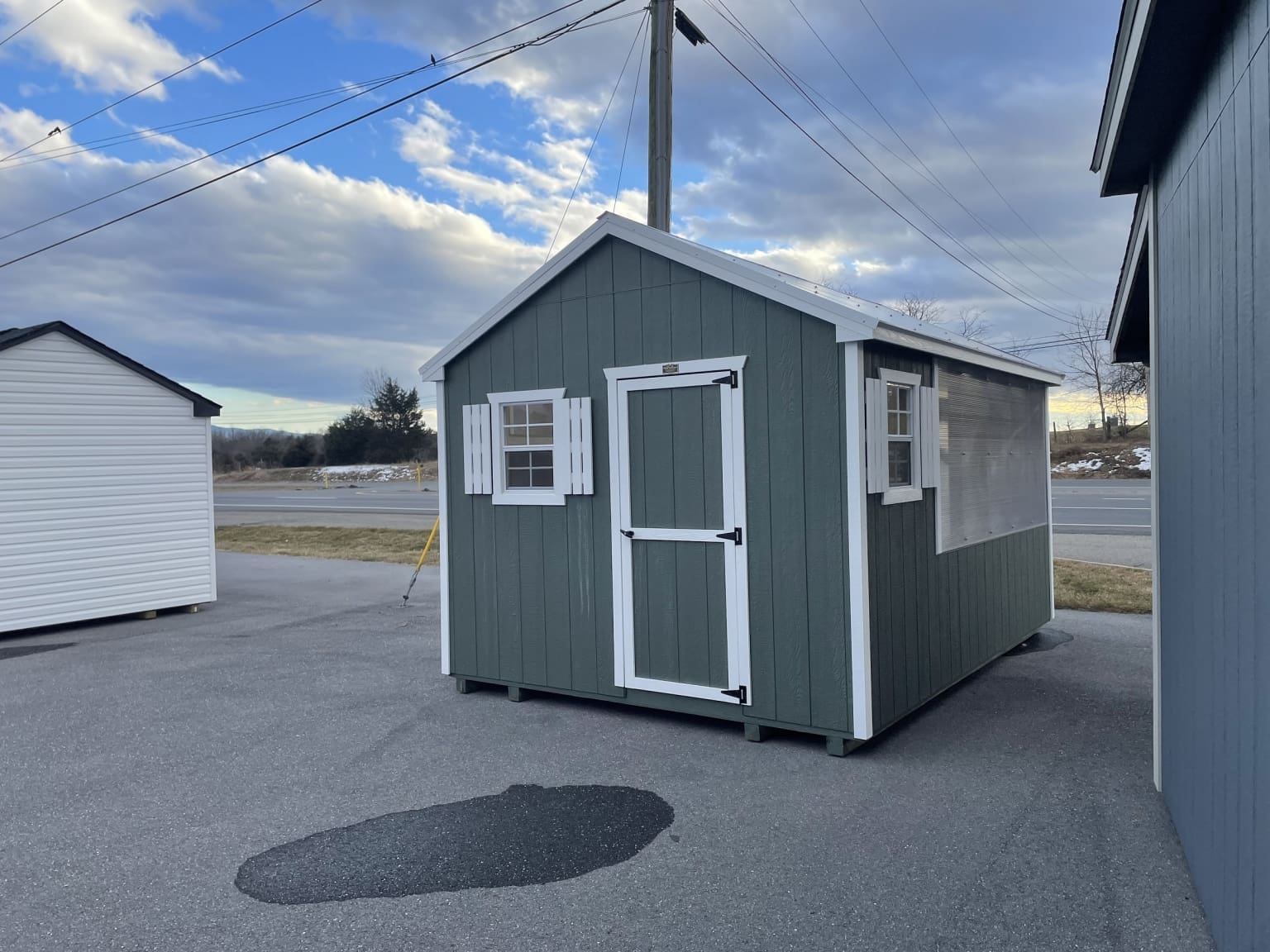 10x14 Greenhouse (SOLD) Valley Structures