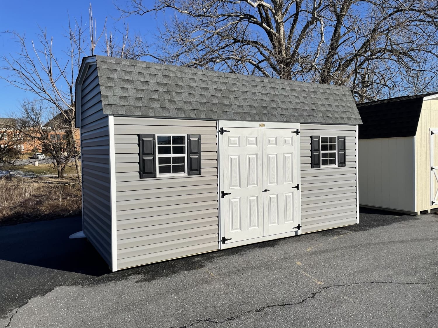 8x16x7 Vinyl Barn H3561 (SOLD) Valley Structures