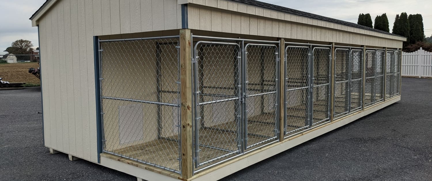 12 x 36 - 10 Run Kennel