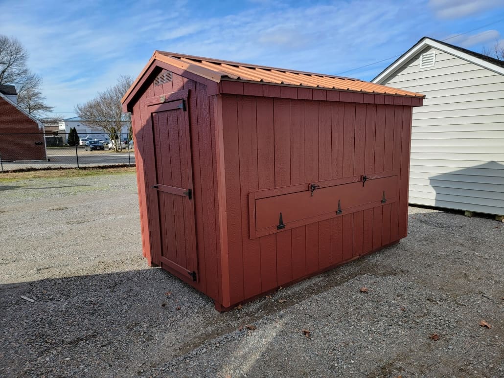 Painted Chicken Coop 6 x 10, Price 3456.00