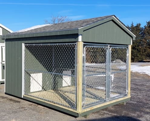 8x12 Double Kennel Stock#2693 (2)