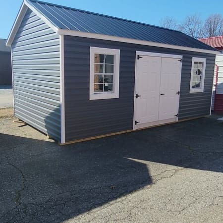 Vinyl Storage Shed 12 x 20 Garden House
