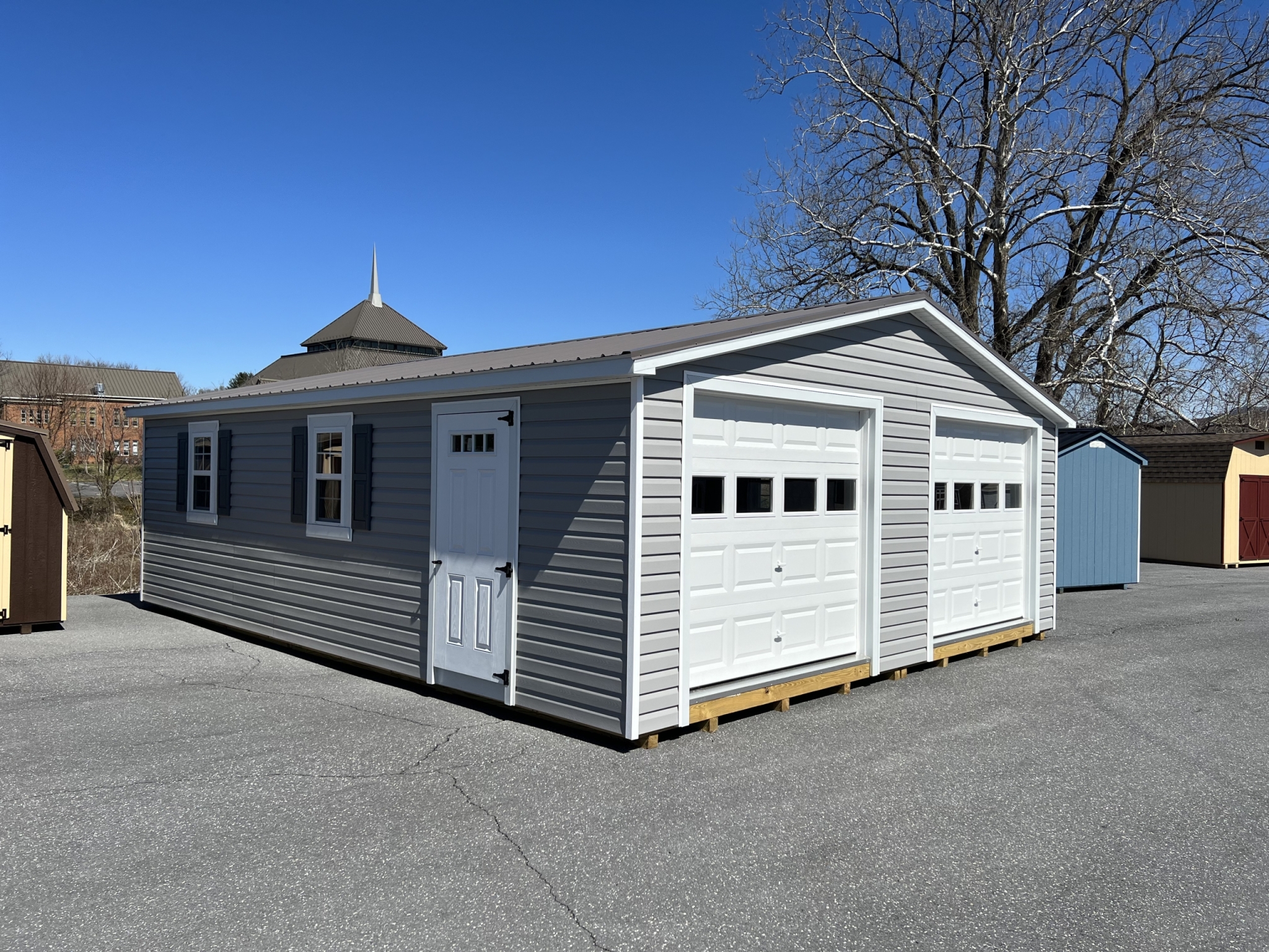 24 x 28 Double Wide Garage 24×28 Double Wide Garage