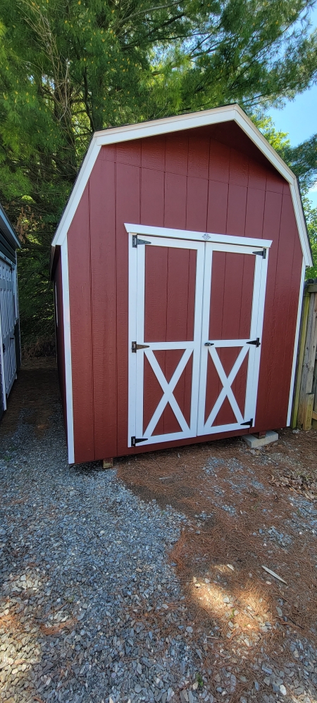 Tall Wooden Shed 8 x 14 x 6 Barn