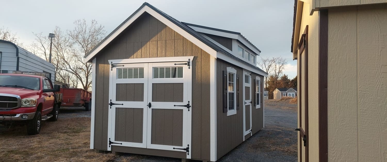 10x20 Williamsburg Dormer Stock#1674-W (2)