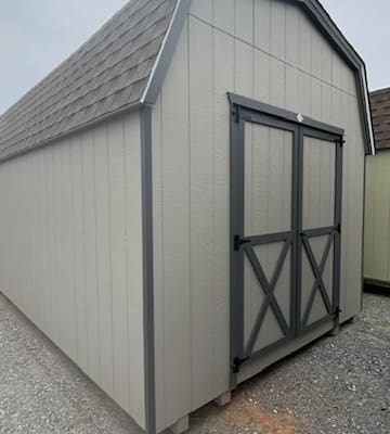 Backyard Shed 10 x 16 x 6 Barn