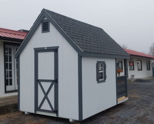 8x12 Playhouse Stock#4344-W