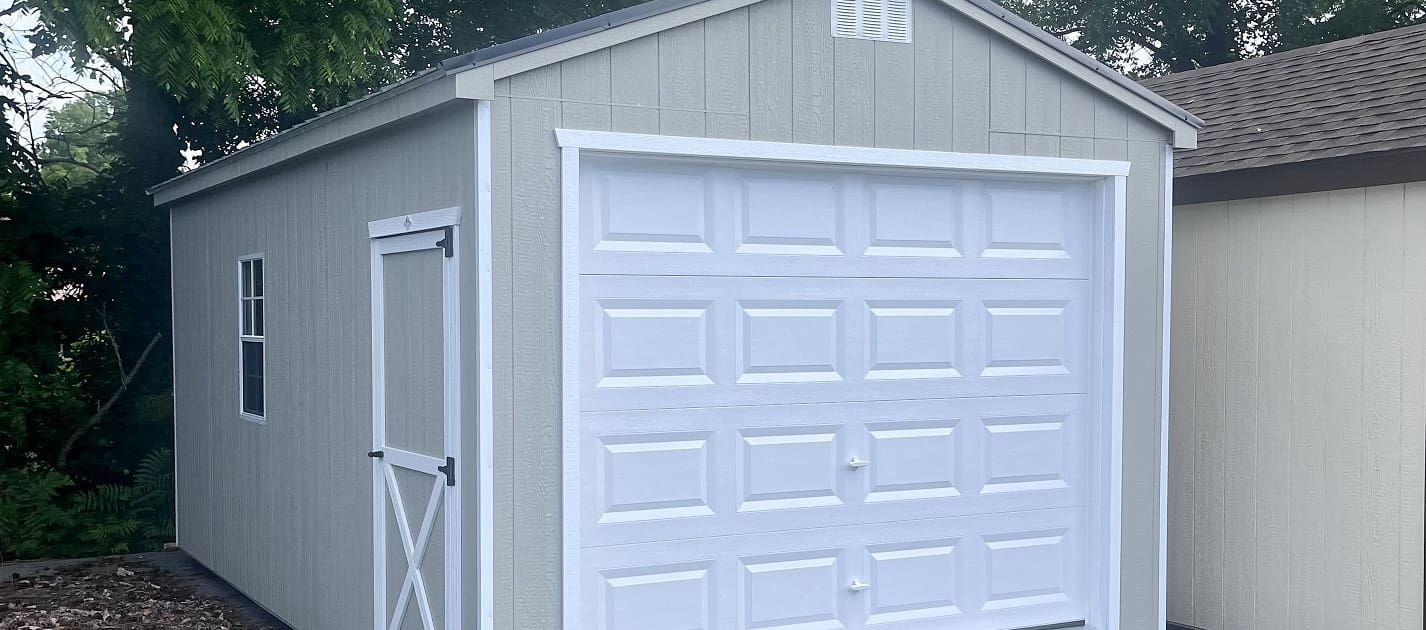 Garage 12x20x8 Cottage Garage 3972-H