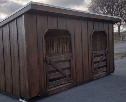 8x16 Single Slope Board & Batten Run In (3)