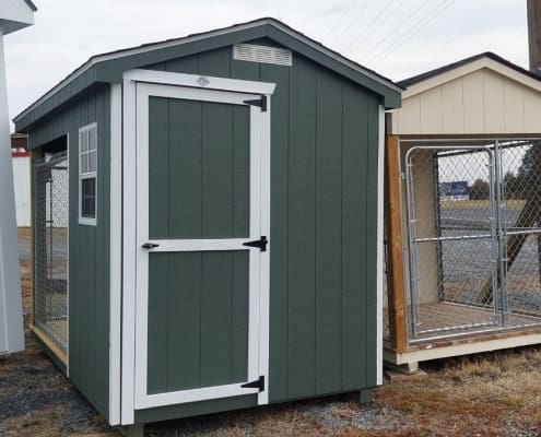 6x10 Dog Kennel Stock#4277-W (2)
