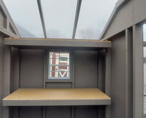 Shelves in Potting Room
