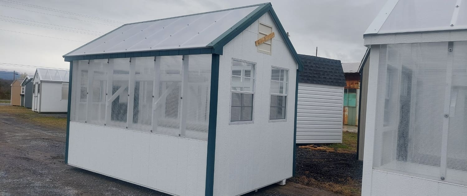 8x12 Greenhouse Stock#2172-W