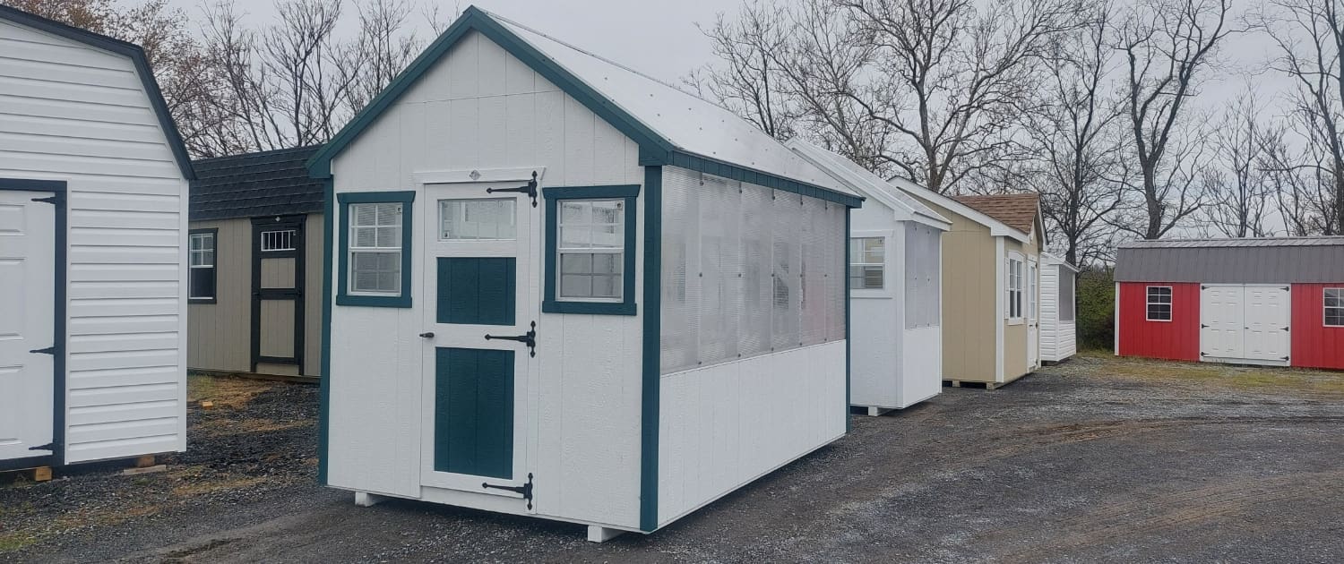 8x12 Greenhouse Stock#2172-W 2