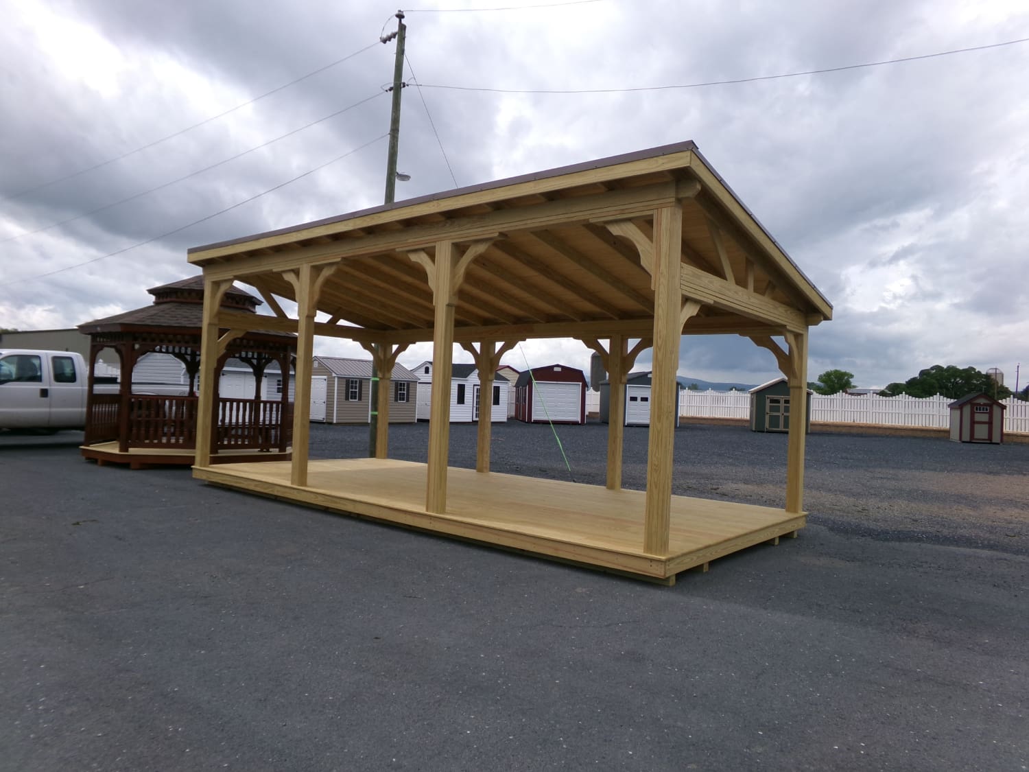 12x24 Lean to Pavilion