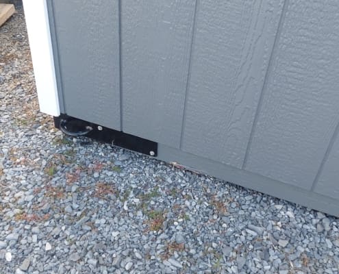 10x10 8ft sidewall Run In Shed Stock#2027-W 2