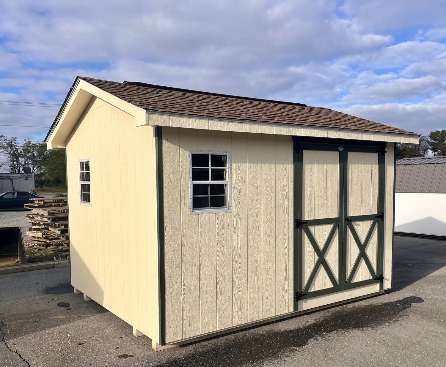 10x12x7 Cottage 4009-H - Valley Structures