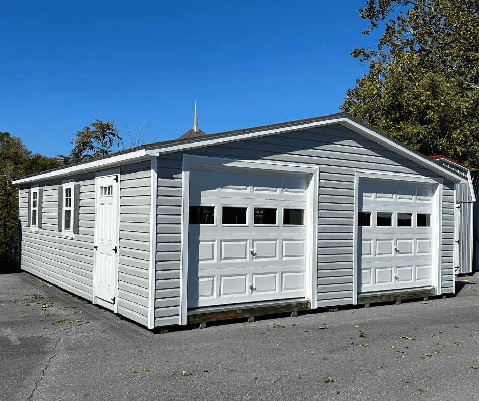 VS - Blog Featured Image Garage with two bays/doors on a concrete lot