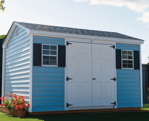 VS_10x12_Cottage 10x12 blue cottage shed