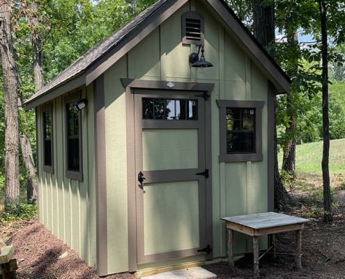 Custom shed built for customer in White Post