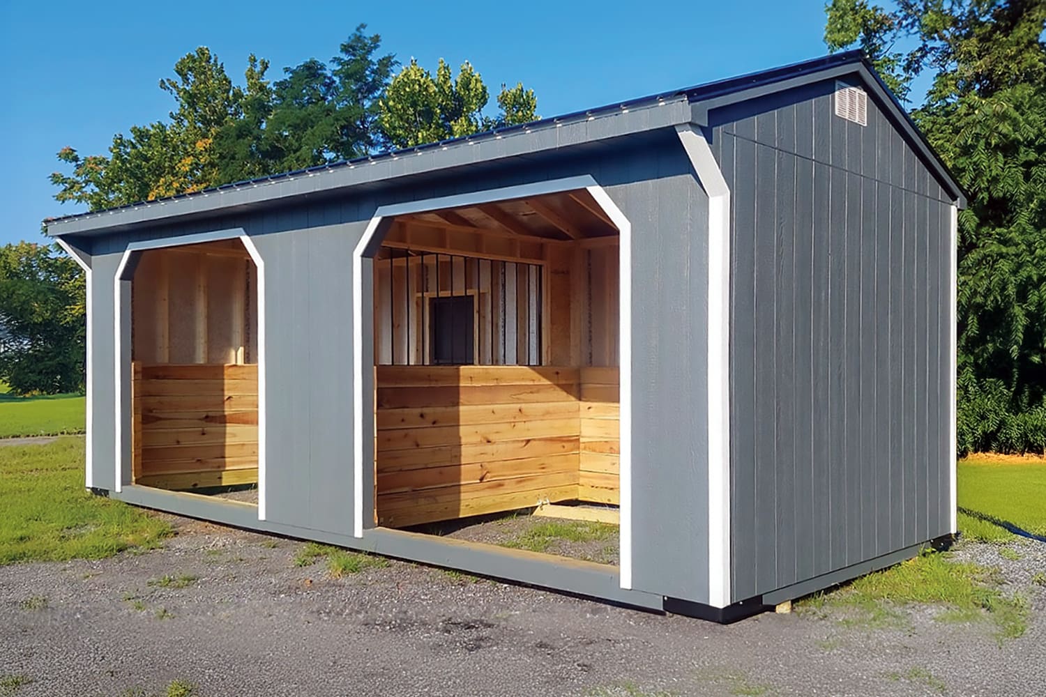run in shed