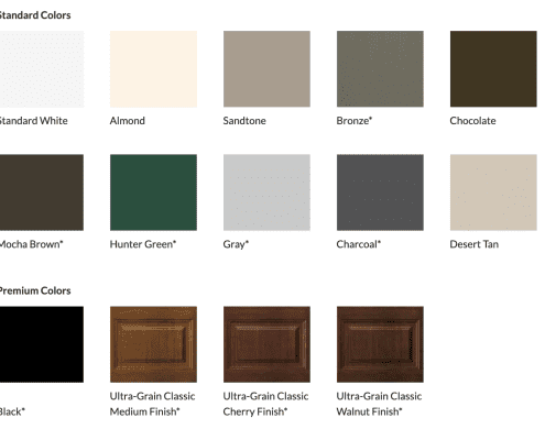 Garage Door Colors