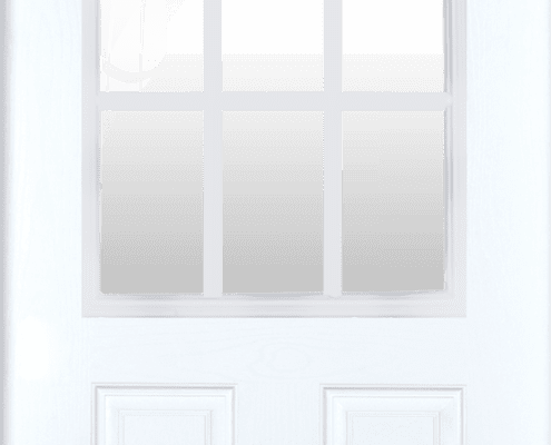 22X36 White 11-Lite Arch