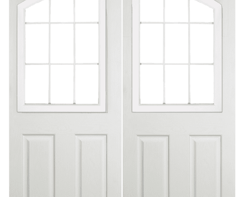 22X36 9-Lite 1/2 Arch (Pair)