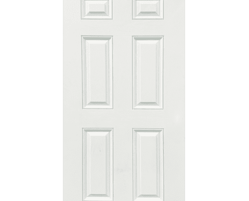 Solid 6 Panel Slab Door