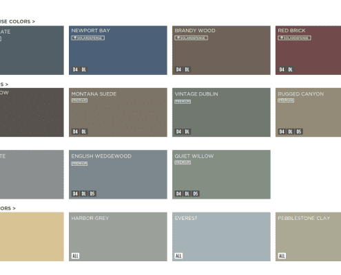 Vinyl Dark Colors