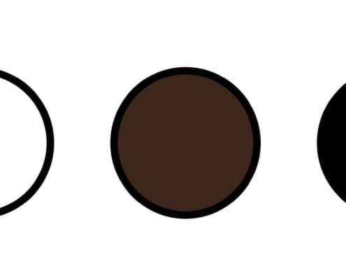 White, Brown, Black