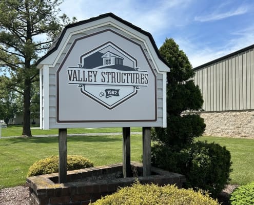 Valley Structures sign
