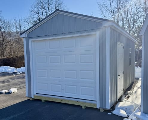 12x20x8 Metal Sided Cottage Garage 4930-H